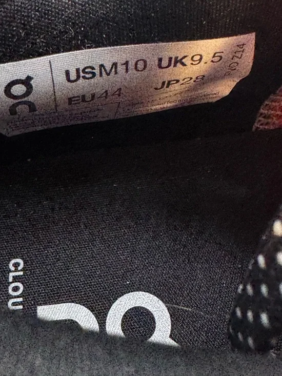 Size 10 - On Cloudmonster 2 White Flame Mens Running Walking Shoes - Picture 7 of 8